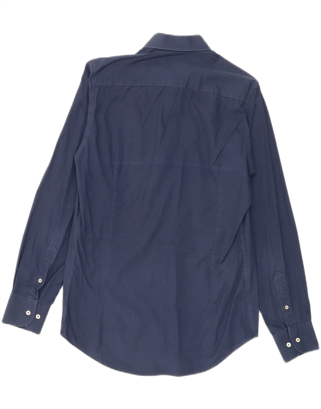 Cămașă Trussardi pentru bărbați Mărimea 39/40 Bumbac bleumarin mediu