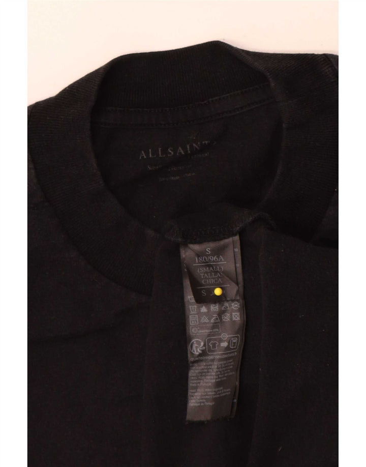 Tricou grafic pentru bărbați All Saints Top mic bumbac negru