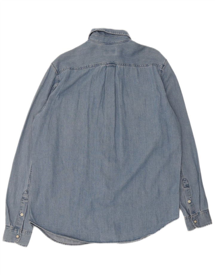 Cămașă Timberland, pentru bărbați, de denim, mare, albastru