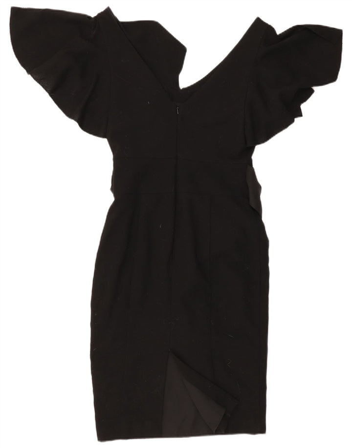 Rochie Ted Baker pentru damă, modelată, mărimea 1 XS, lână neagră