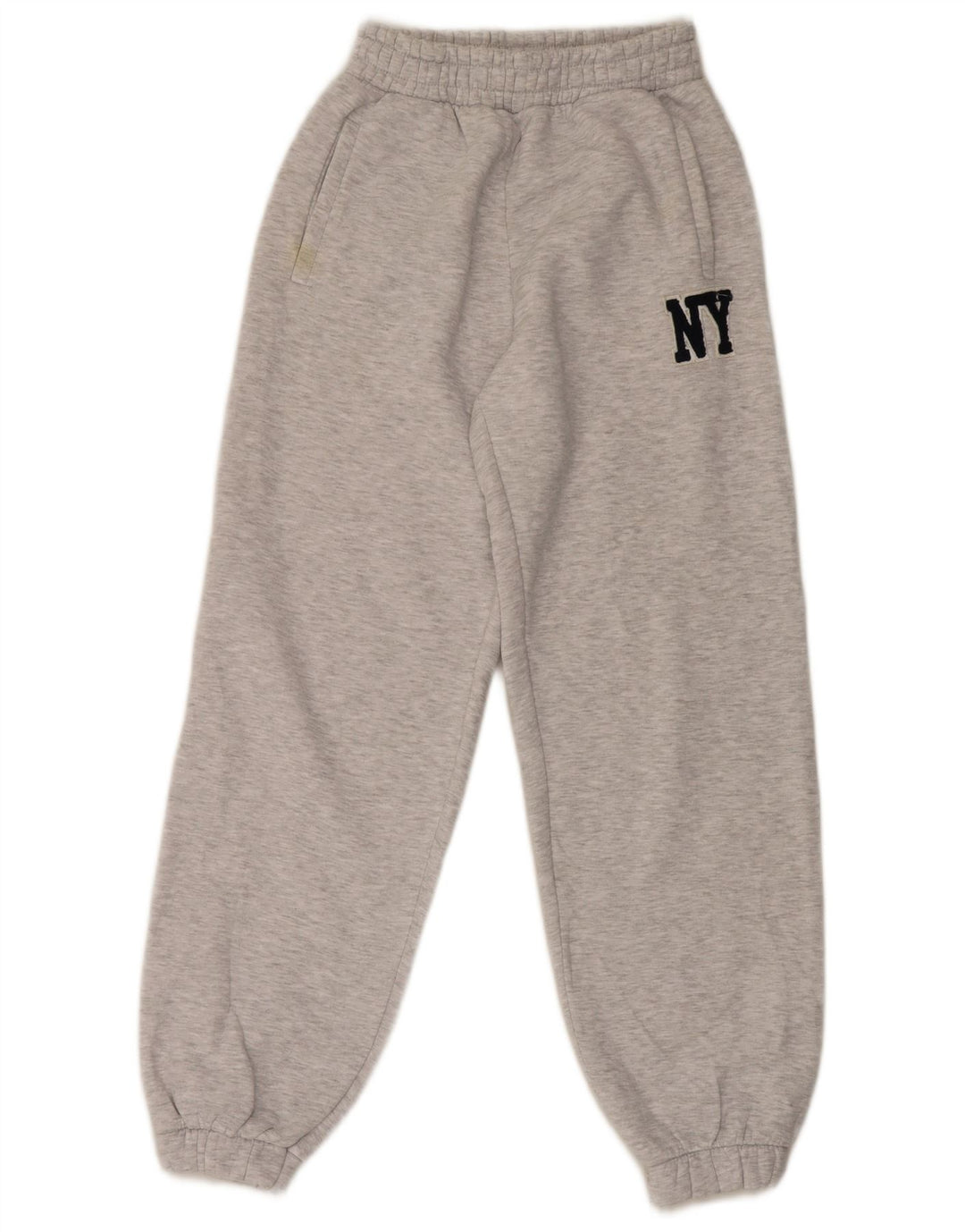 Pantaloni de trening Zara Barbati Joggeri Mici Gri Poliester