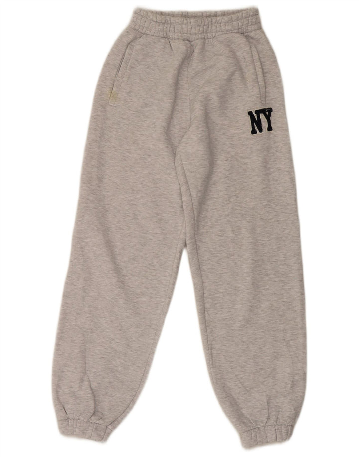 Pantaloni de trening Zara Barbati Joggeri Mici Gri Poliester