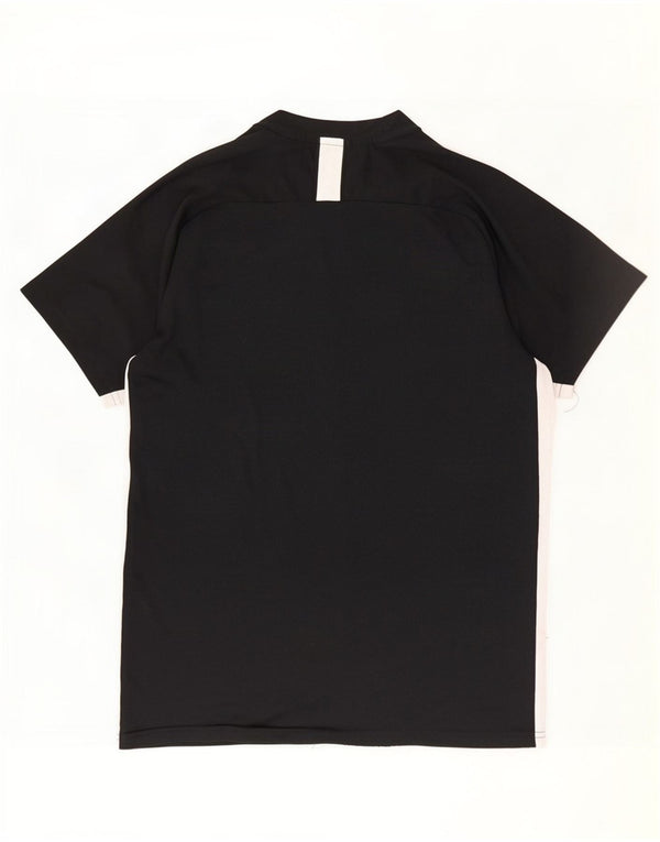 Tricou pentru bărbați Nike Dri Fit Top mare, negru, poliester color bloc