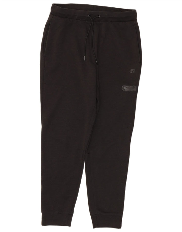 RUSSELL ATHLETIC Pantaloni de trening cargo pentru bărbați Pantaloni de jogging mediu negru