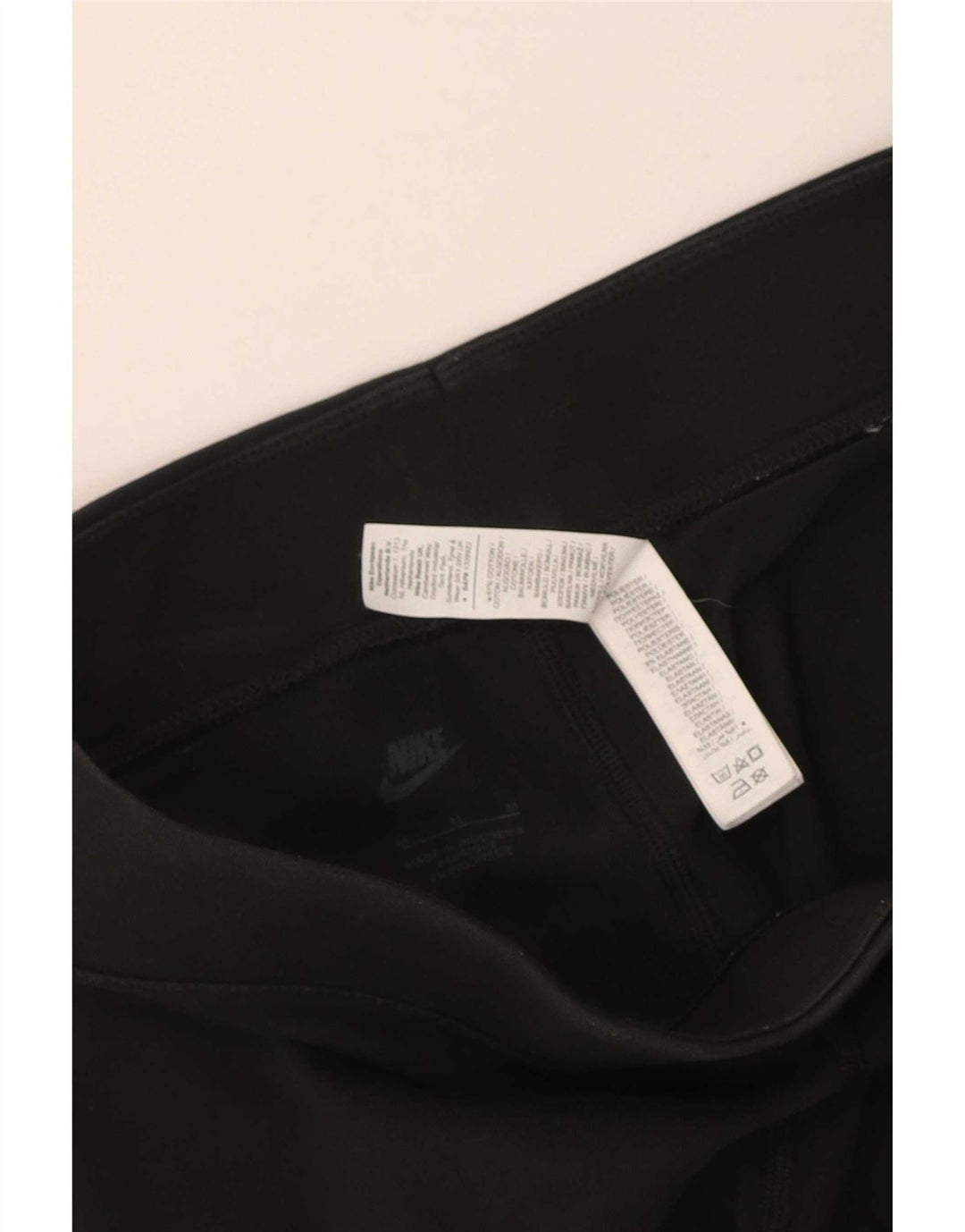 Leggings crop pentru femei Nike UK 12, bumbac mediu negru
