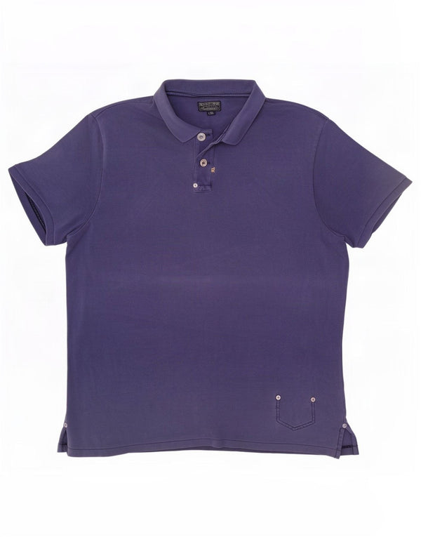 Cămașă polo pentru bărbați Ralph Lauren 2XL, bumbac bleumarin