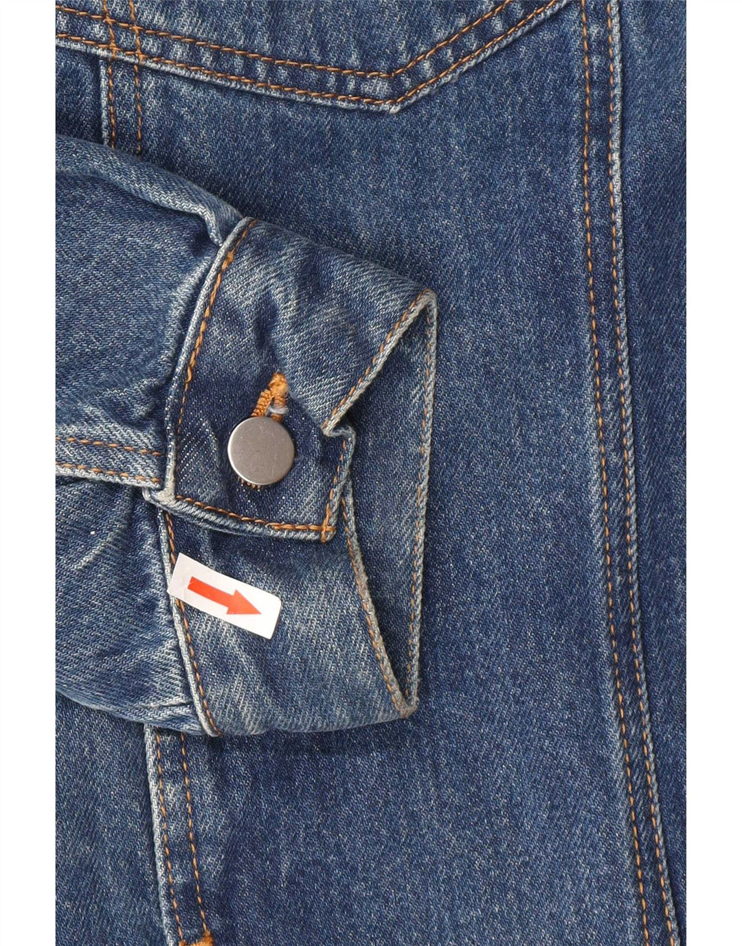 Jachetă de blugi vintage pentru bărbați UK 44 2XL Bumbac albastru