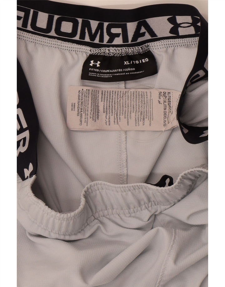 Pantaloni scurți de sport grafic pentru bărbați Under Armour XL, alb, poliester