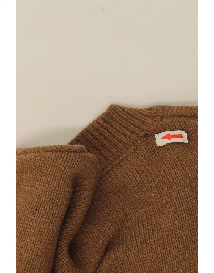 Pulover Cardigan Vintage Bărbați Mediu Multicolor Geometric