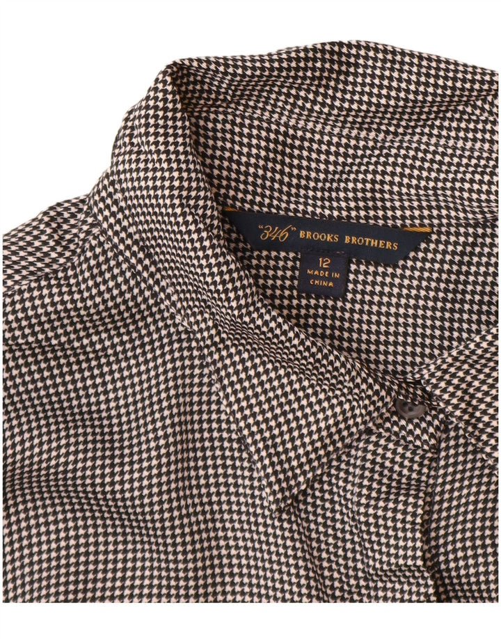 Bluză cămașă pentru femei Brooks Brothers 346 US 12, mare, gri, poliester