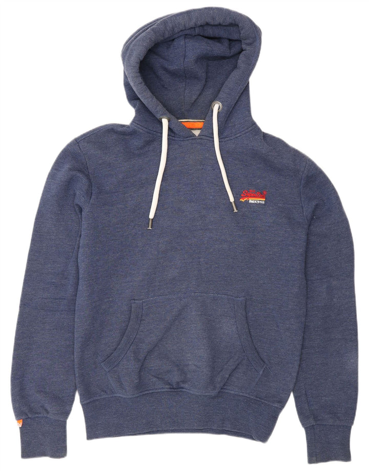 Pulover cu glugă Superdry pentru bărbați, cu formă regulată, din bumbac, albastru