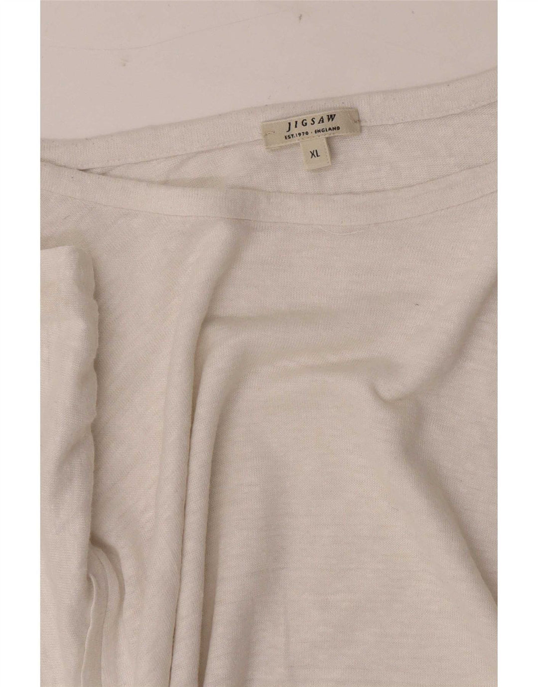 Tricou pentru femei Jigsaw Top UK 18 XL Alb