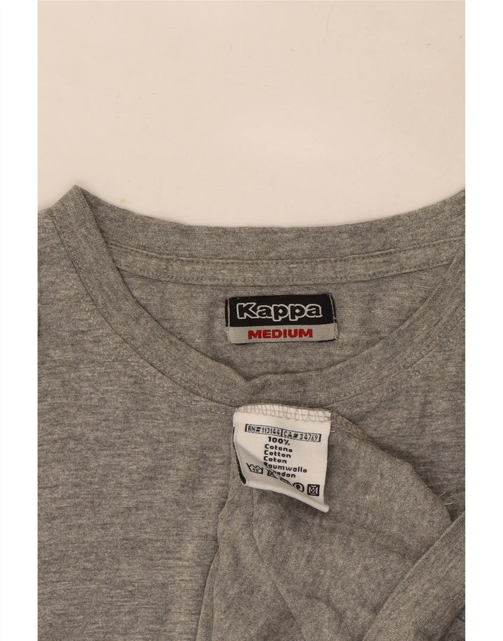 Vestă pentru bărbați Kappa, bumbac cu pete, gri mediu