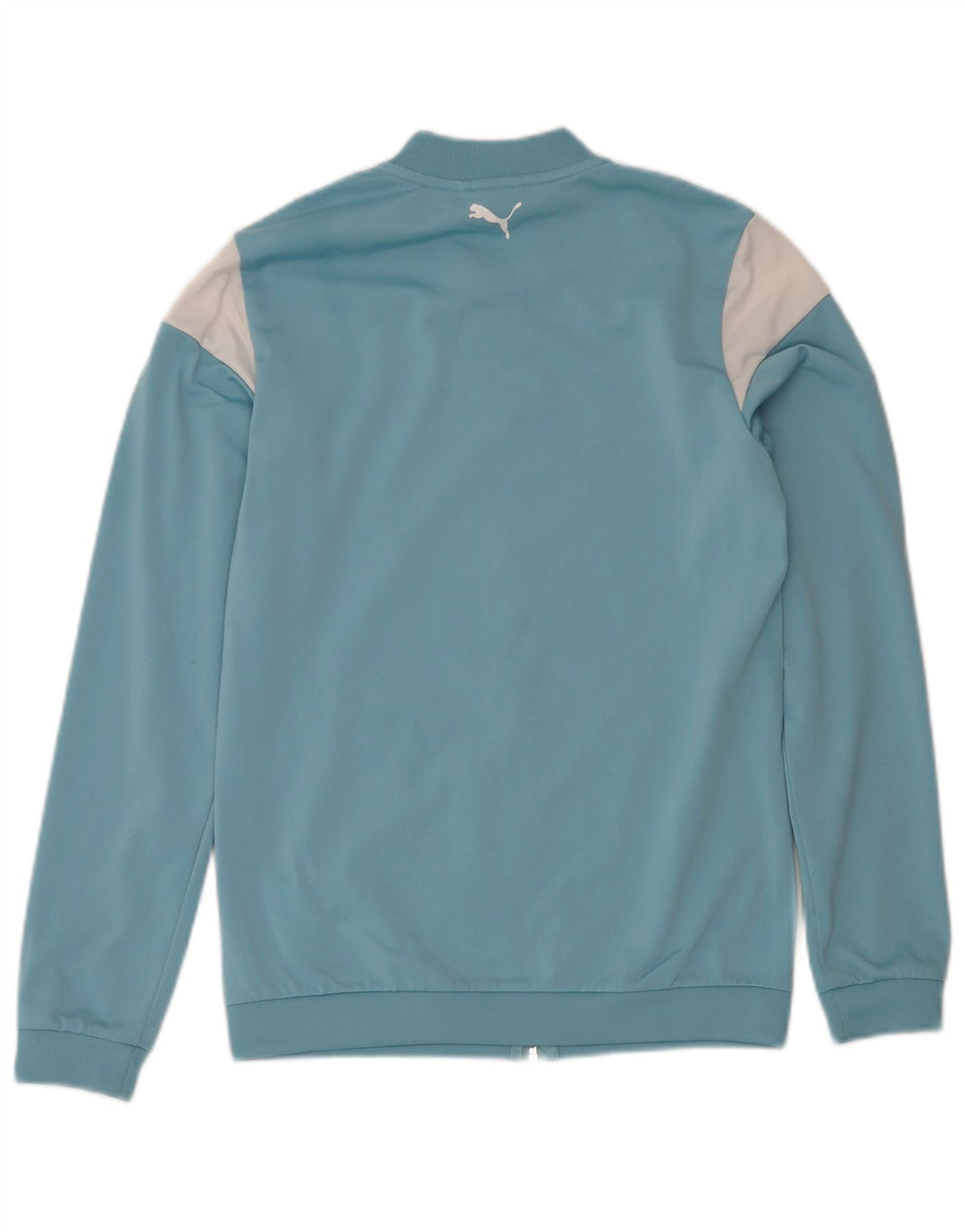 Jachetă de trening cu grafic Puma pentru băieți 15-16 ani, albastru, color block