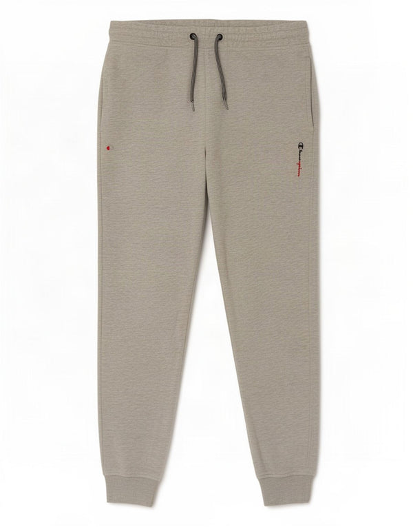 Champion Mens Tracksuit Trousers Joggers Medium Grey Flecked Cotton