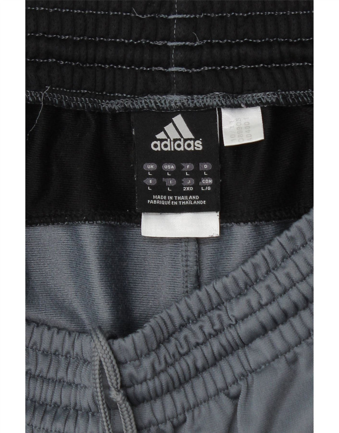 Pantaloni de trening ADIDAS pentru bărbați, mari, gri, blocuri de culoare