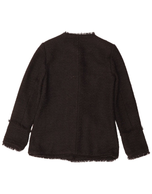 Sacou blazer pentru femei MONSOON cu 5 nasturi UK 10 Poliester negru mic