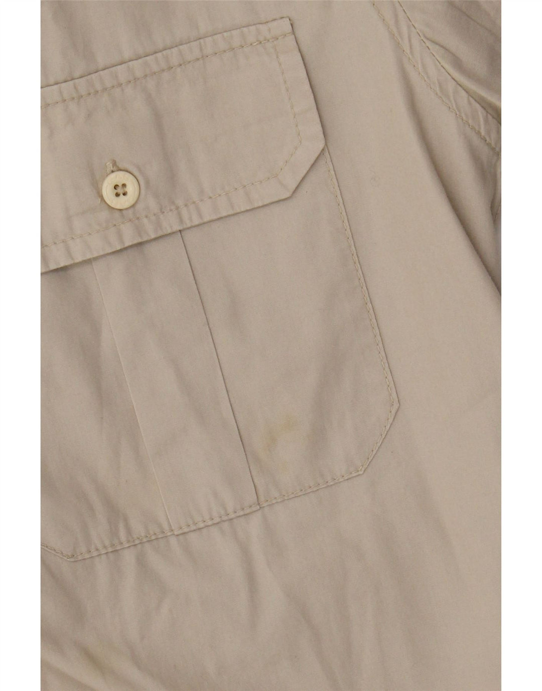 Cămașă militară cu mânecă scurtă pentru bărbați Gas, bumbac, bej, mare