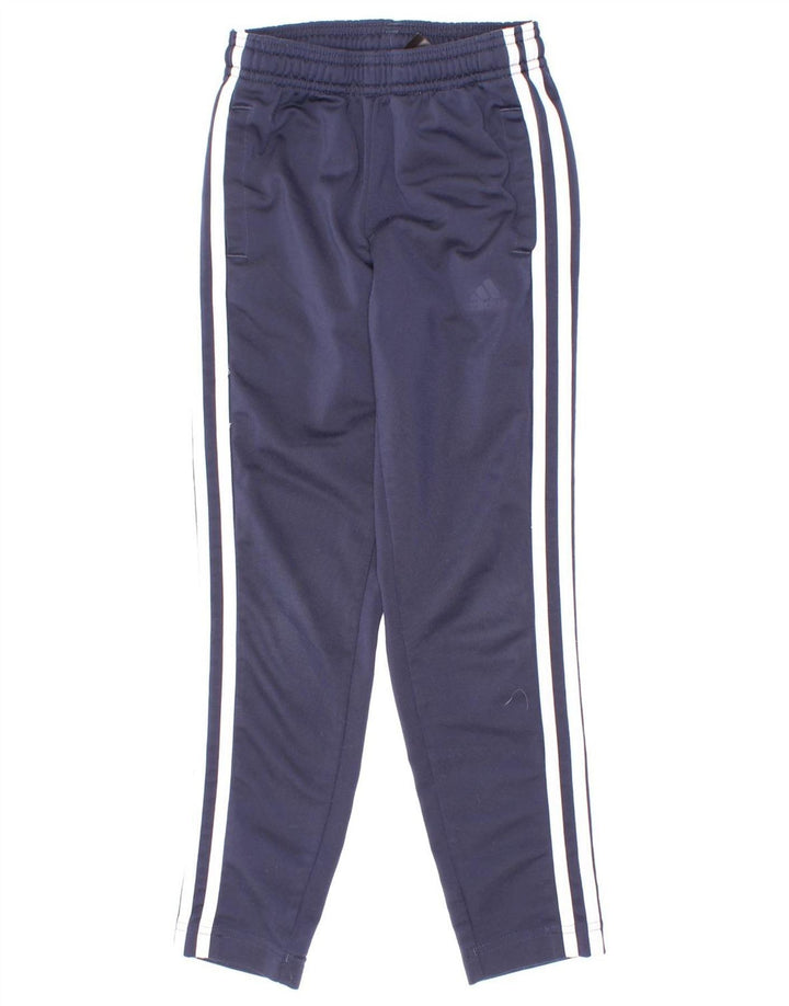 Pantaloni de trening Adidas Aeroready pentru baieti 7-8 ani poliester bleumarin