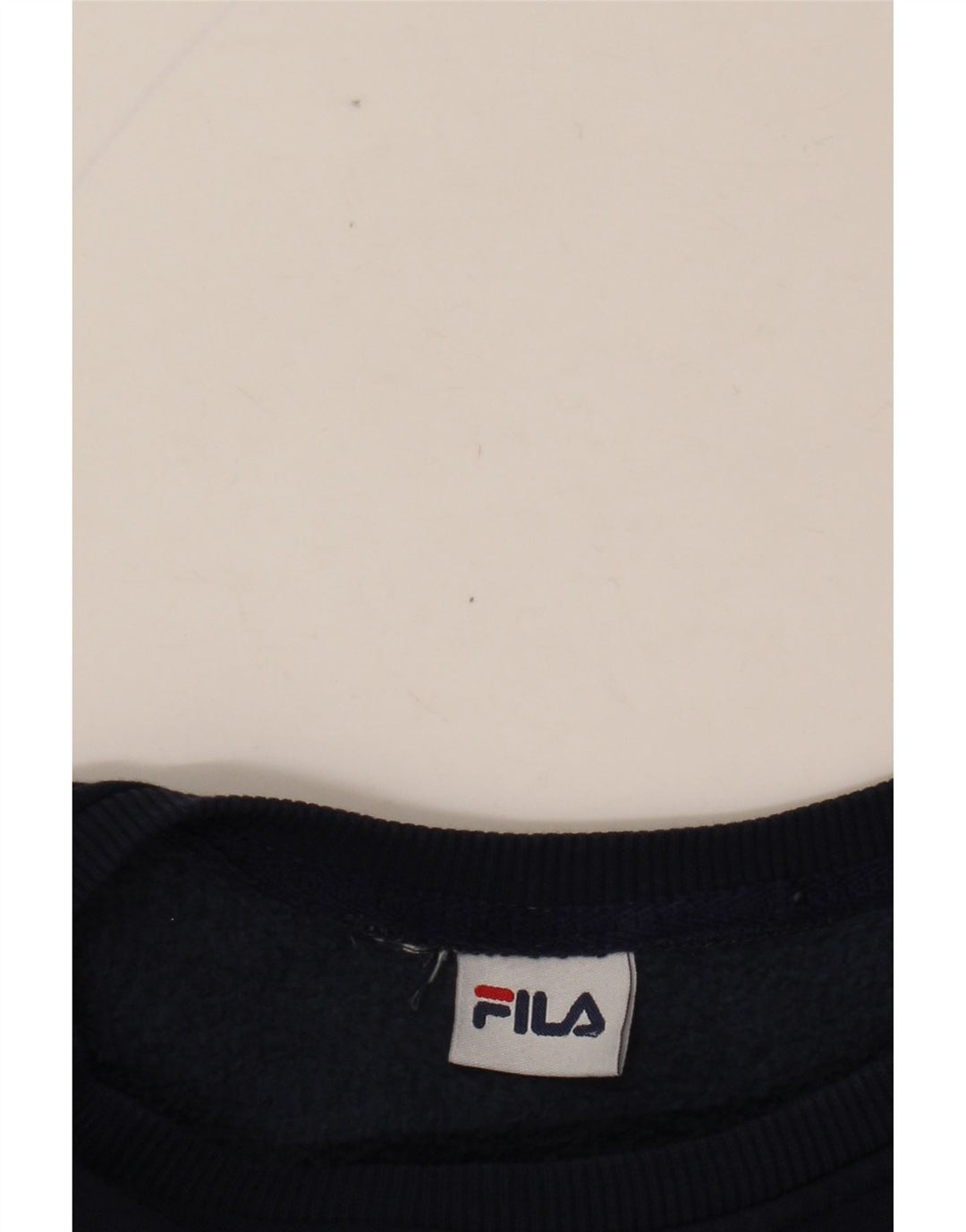 Pulover cu grafic pentru femei FILA UK 12 Medium Bleumarin Colorblock