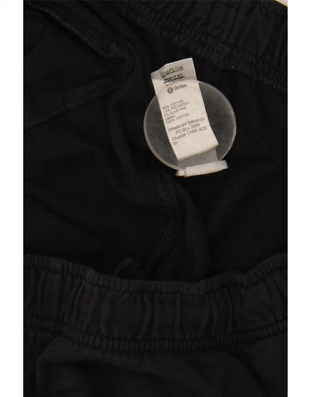 Pantaloni de trening pentru bărbați Marks & Spencer, mari, negru, bumbac