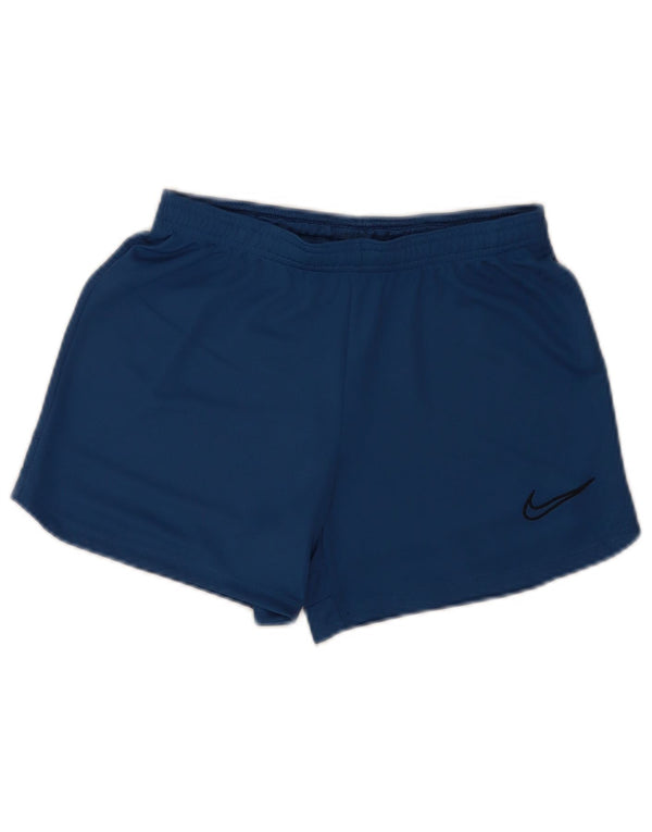 Pantaloni scurți sport Nike Dri Fit pentru femei UK 14 Large Blue