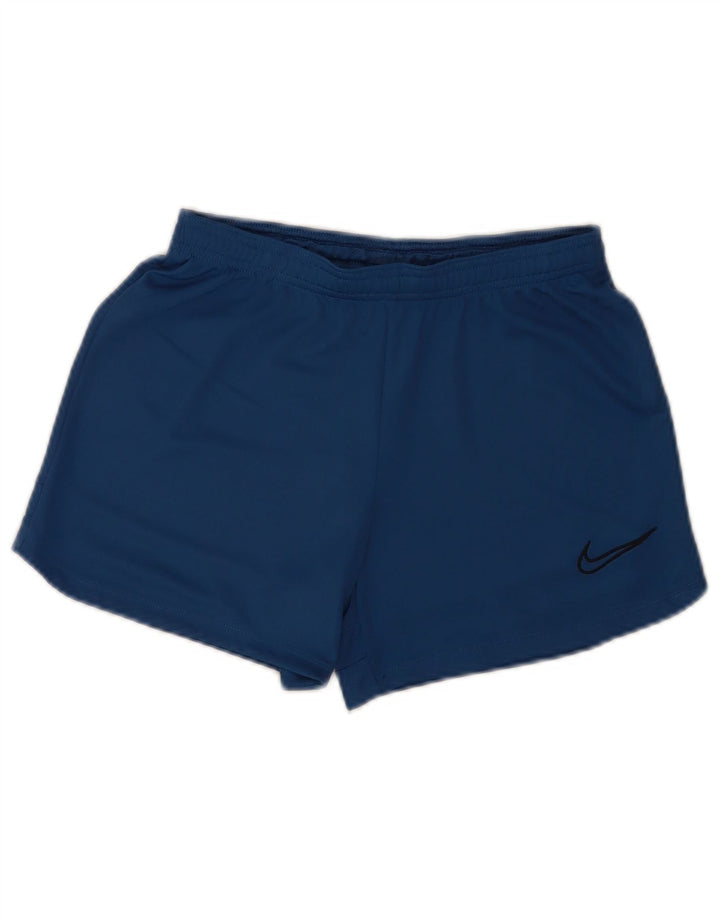 Pantaloni scurți sport Nike Dri Fit pentru femei UK 14 Large Blue
