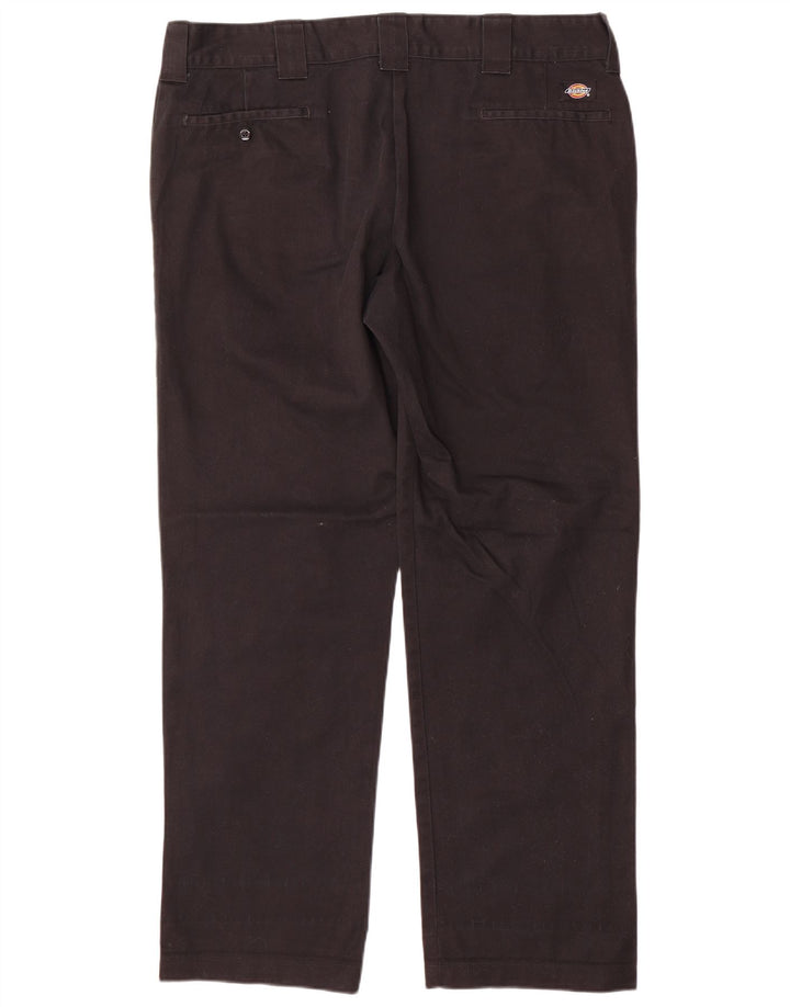Pantaloni chino slim drepti pentru bărbați Dickies L38 L32 Poliester negru