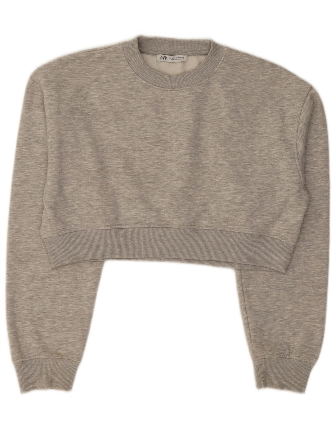 Pulover supradimensionat pentru femei Zara UK 10, mic, gri, pete