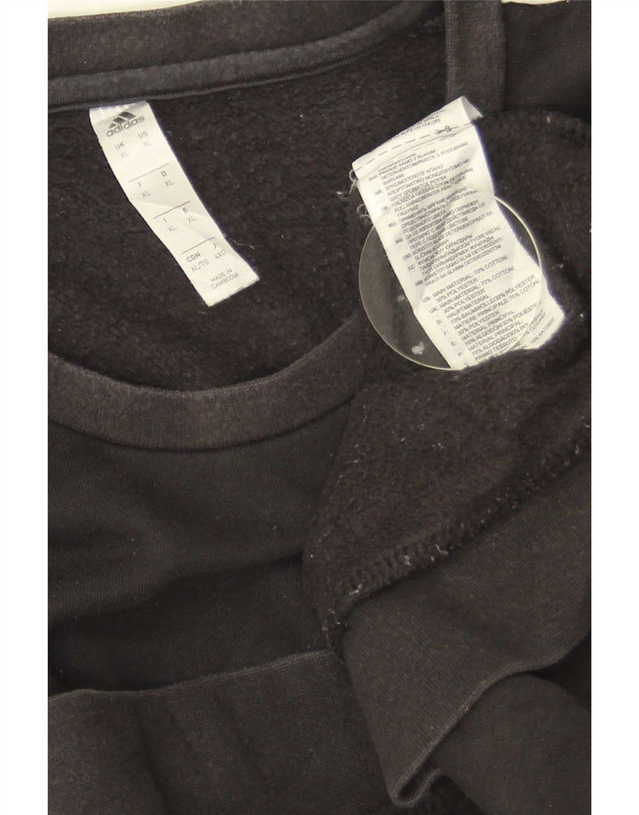 Hanorac pentru bărbați Adidas Jumper XL bumbac negru
