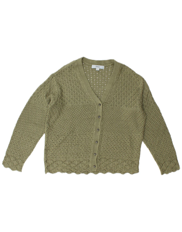 Pulover cardigan supradimensionat pentru femei Marks & Spencer UK 10 Small Green