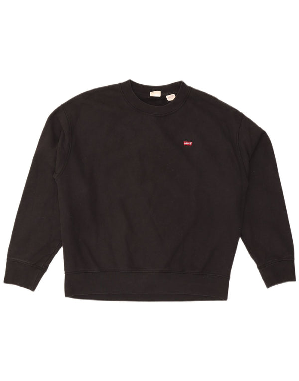 Pulover pentru bărbați Levi's Pulover mare, negru, bumbac