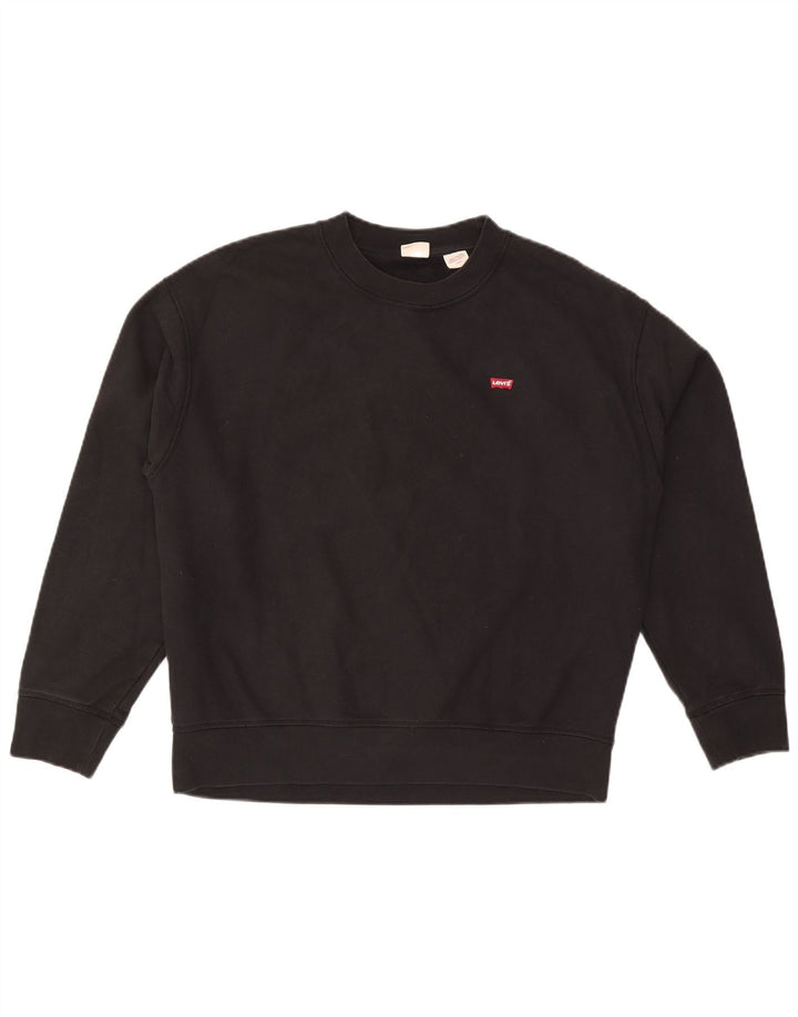 Pulover pentru bărbați Levi's Pulover mare, negru, bumbac