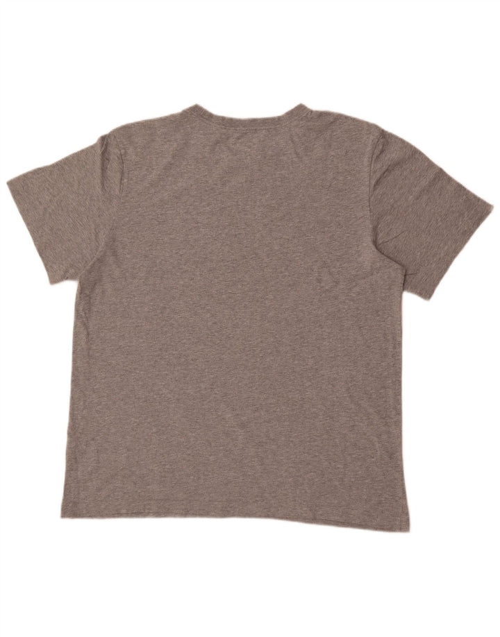 Tricou grafic Nike pentru bărbați Top mare din bumbac cu pete gri