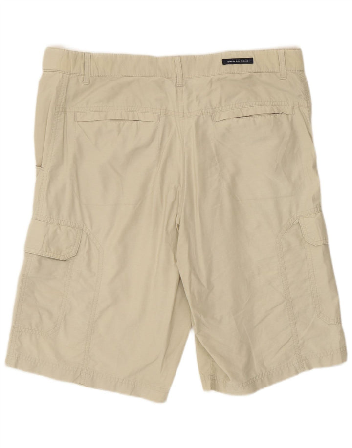 Pantaloni scurți cargo pentru bărbați Marks & Spencer W32, bumbac verde mediu