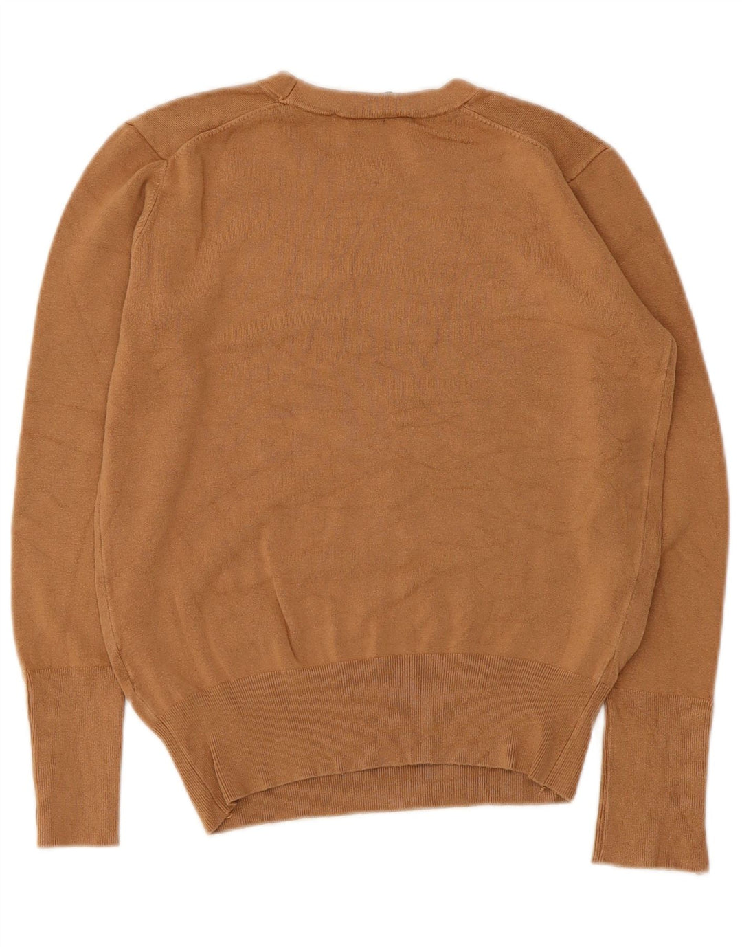 Pulover pentru damă Zara, cu gât turnut, maro mediu, UK 12
