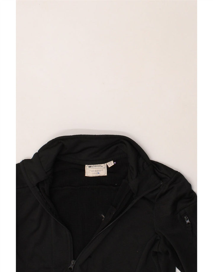 MOUNTAIN WAREHOUSE Womens Tracksuit Top Jacket UK 12 Medium Black Vintage Mountain Warehouse and Second-Hand Mountain Warehouse from Messina Hembry 