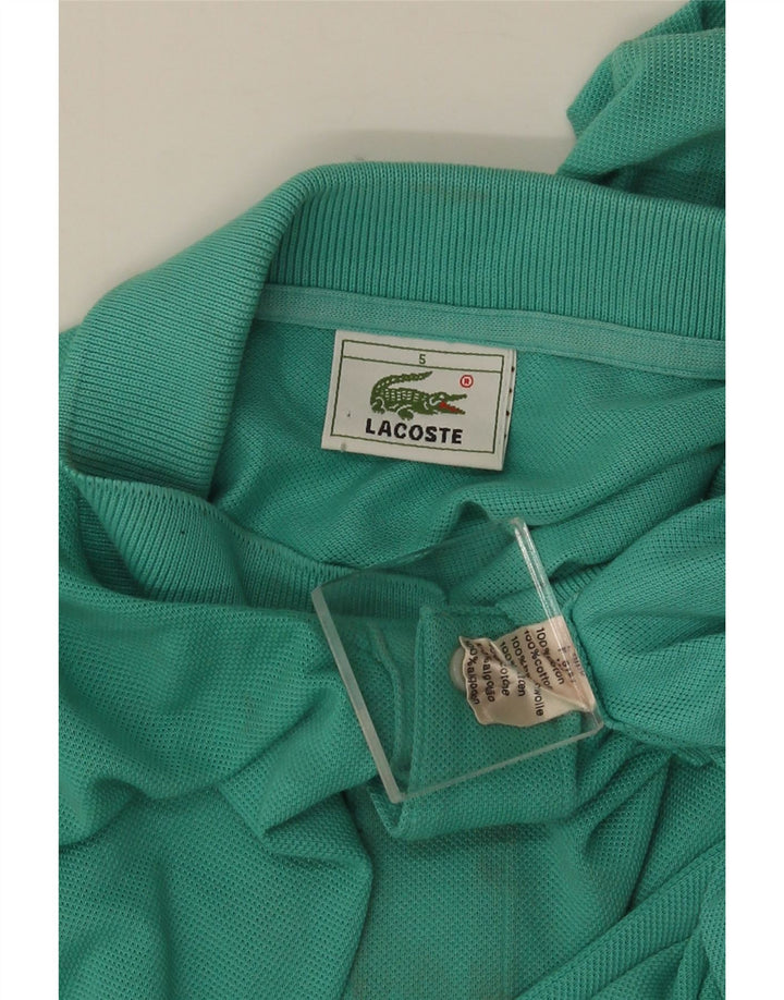 Tricou polo Lacoste pentru bărbați, mărimea 5, bumbac verde mare