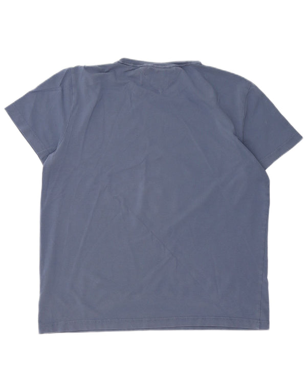 TOMMY HILFIGER Tricou Slim Fit pentru femei UK 18 XL Bumbac albastru