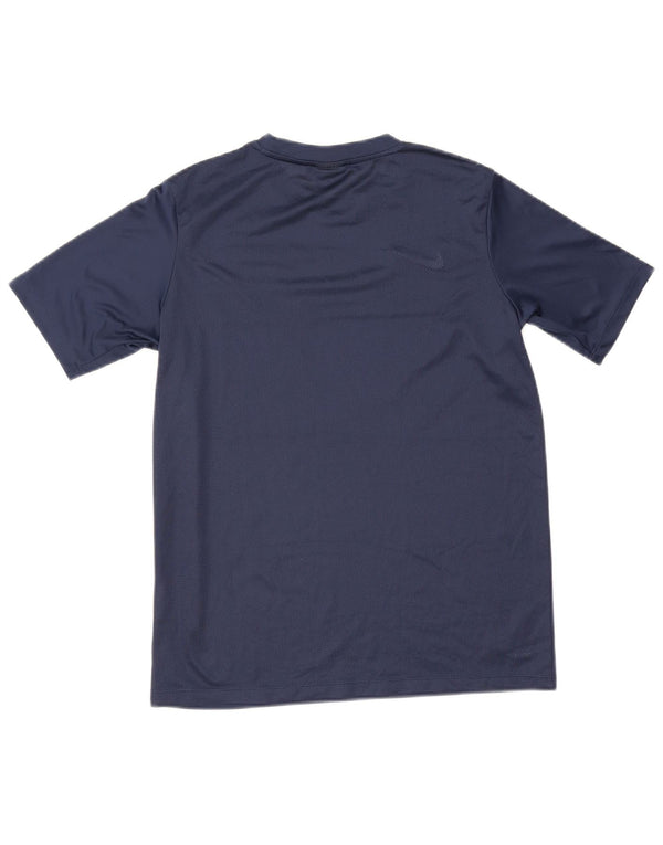 Tricou Nike Dri Fit pentru băieți Top 13-14 ani XL Bleumarin Colorblock