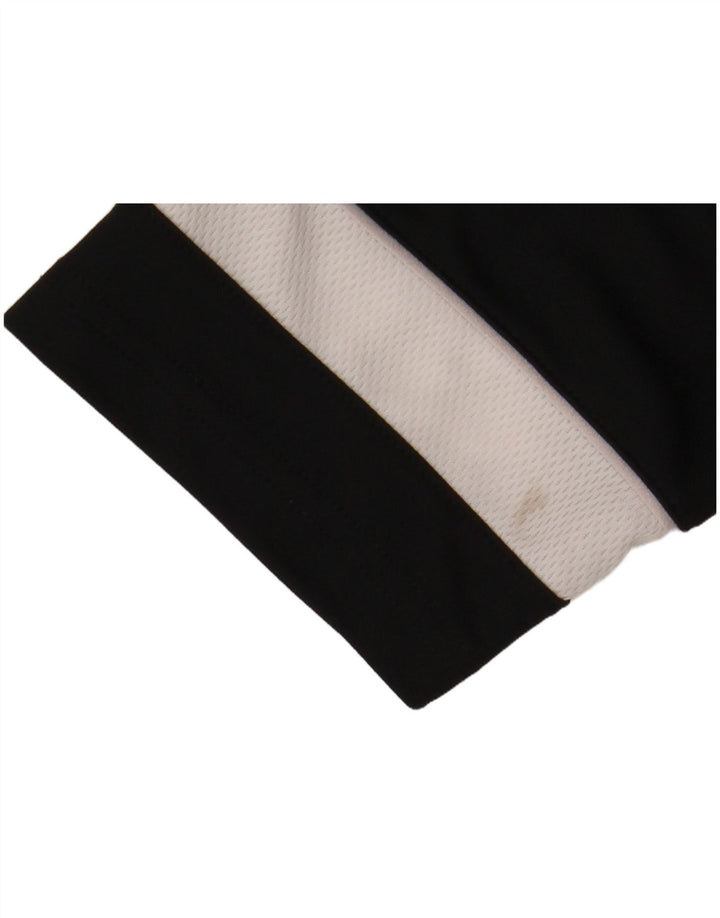 Tricou NIKE Dri Fit pentru băieți Top 12-13 ani, mare, negru, color block