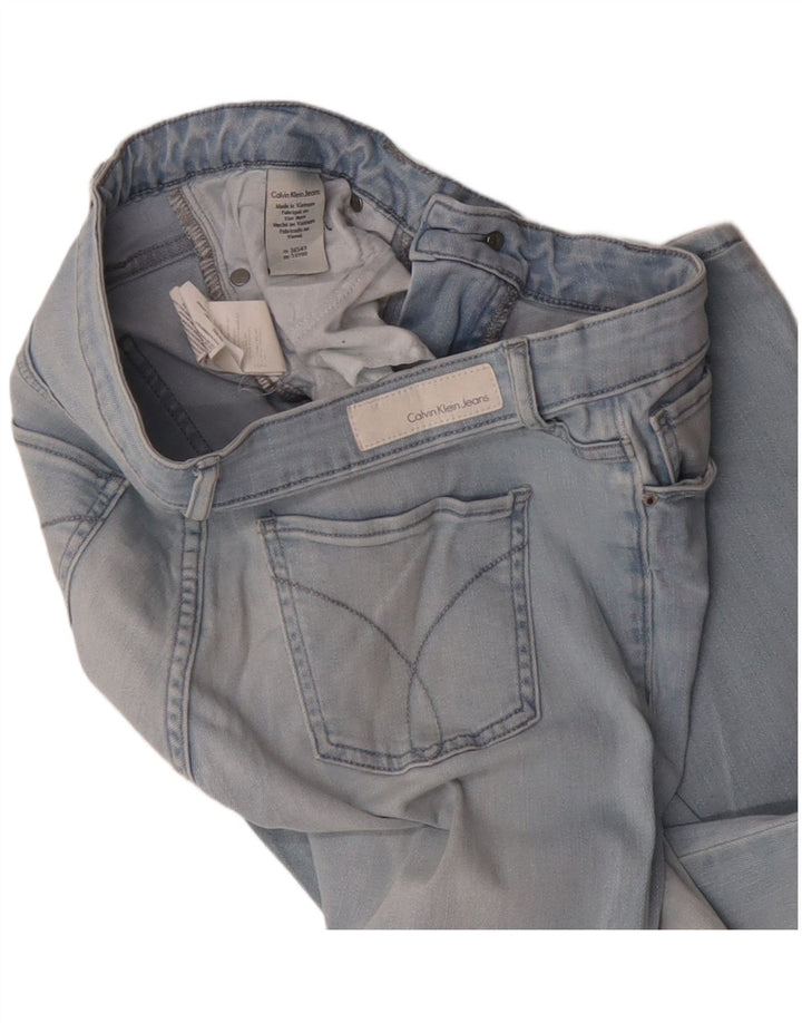 Blugi slim pentru femei Calvin Klein W30 L30 bumbac albastru