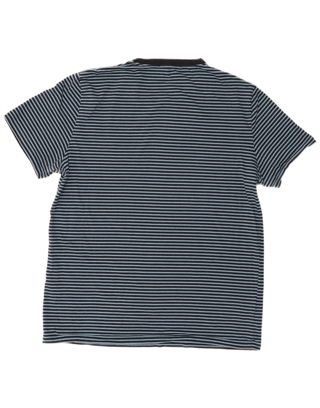 Tricou Fred Perry pentru bărbați Top mare din bumbac cu dungi bleumarin