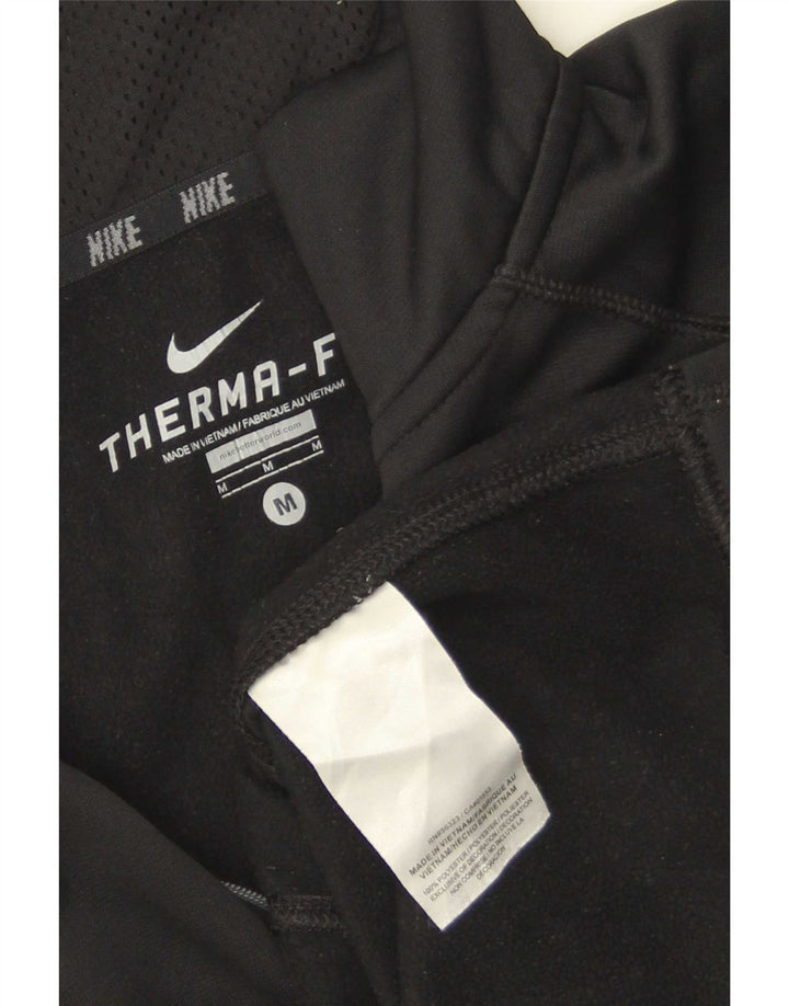 Top de trening Nike Therma-Fit Pullover pentru bărbați, mediu negru, bloc de culoare