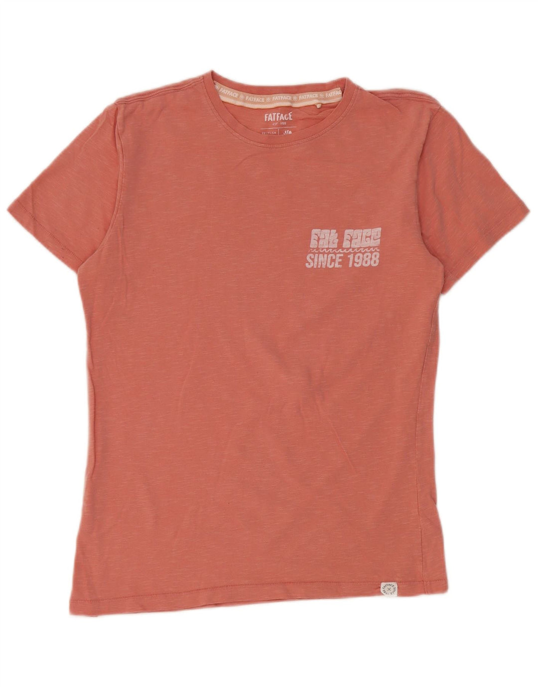 Tricou cu grafică obișnuită pentru bărbați Fat Face Top mic, roz, bumbac