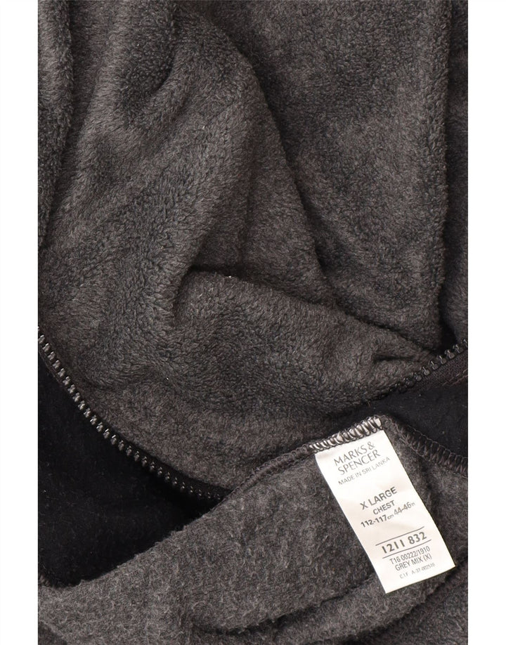 Jachetă polară pentru bărbați Marks & Spencer UK 42 XL poliester gri