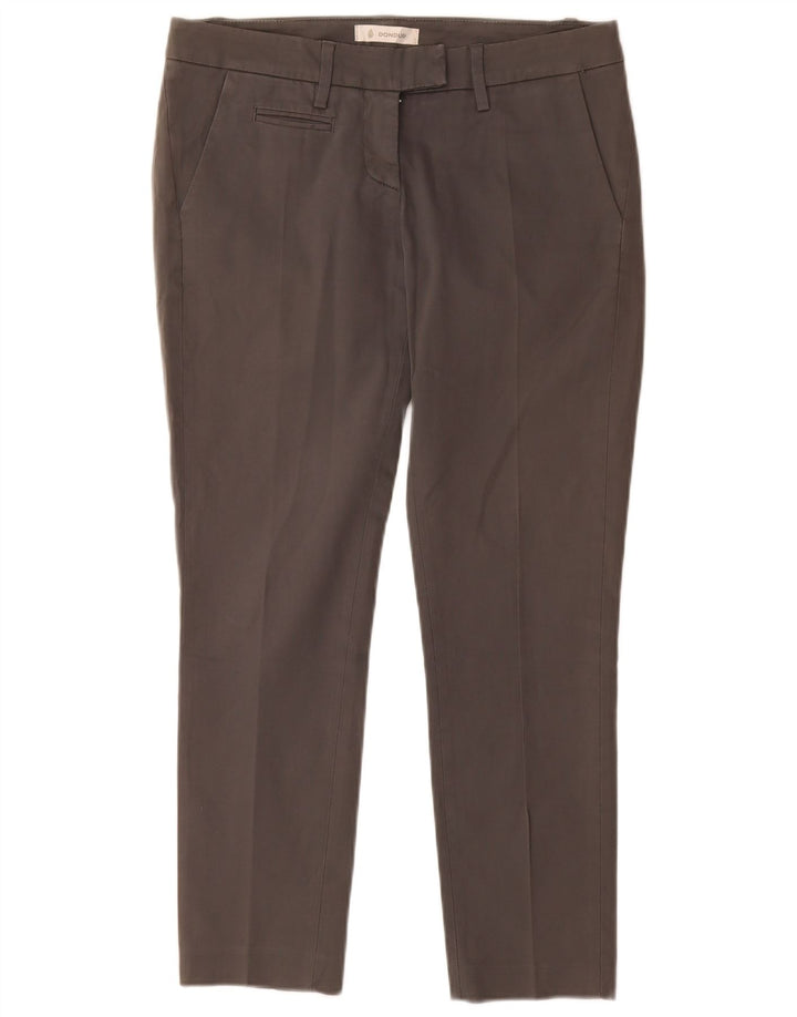 DONDUP Pantaloni chino pentru femei Slim Fit W28 L28 bumbac gri