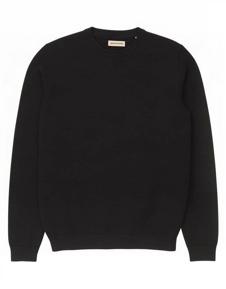 Pulover Jack & Jones pentru bărbați cu gât crew, bleumarin mic