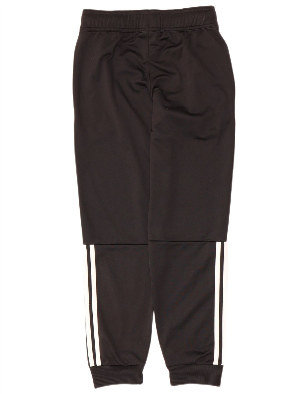 ADIDAS Boys Tracksuit Trousers Joggers 11-12 Years  Black Polyester