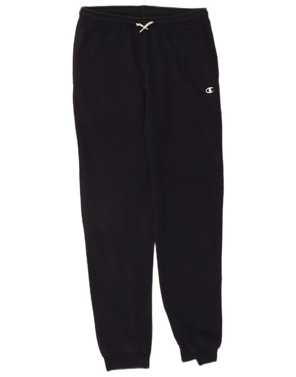 Champion Girls Tracksuit Trousers Joggers 15-16 Years 2XL Navy Blue Cotton